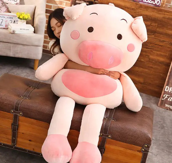Shy Pig Plush Toy, Beibei Pig Doll