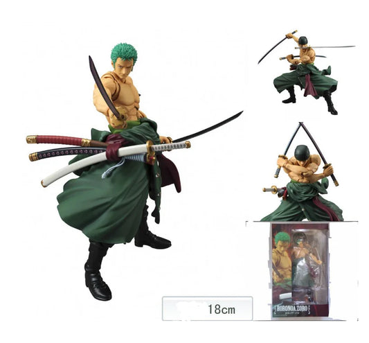 One Piece Zoro Action Figure Model (Boxed)
