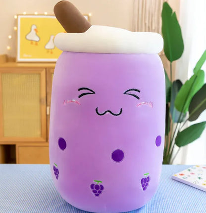 Cute Stuffed Boba Plush| Bubble Plushie Pillow| Milk Tea Cup Pillow