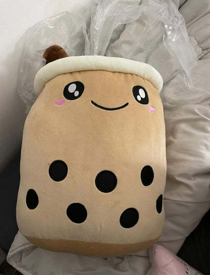 Cute Stuffed Boba Plush| Bubble Plushie Pillow| Milk Tea Cup Pillow