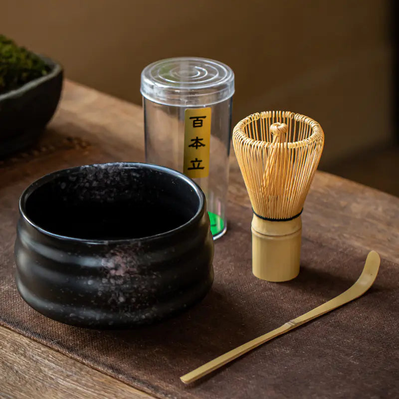 Matcha Whisk Set with Stand - Japanese Tea Ceremony Gift